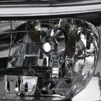 Headlight Set For 1998-2002 Lincoln Town Car Left and Right Headlamp With Bulb