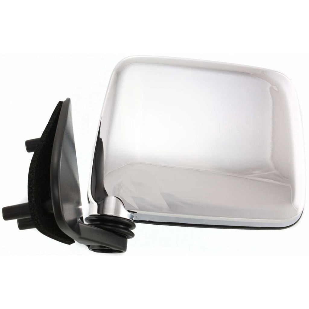 Chrome Manual Side View Mirrors Pair Set for Pathfinder D21 Hardbody Pickup