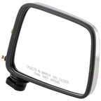Chrome Manual Side View Mirrors Pair Set for Pathfinder D21 Hardbody Pickup