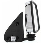 Chrome Manual Side View Mirrors Pair Set for Pathfinder D21 Hardbody Pickup