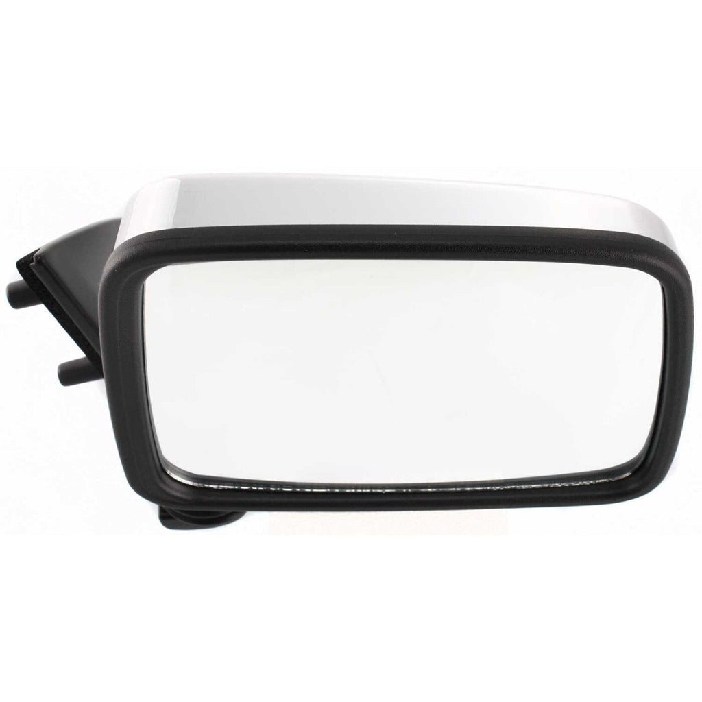 Chrome Manual Side View Mirrors Pair Set for Pathfinder D21 Hardbody Pickup