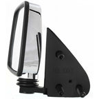 Chrome Manual Side View Mirrors Pair Set for Pathfinder D21 Hardbody Pickup