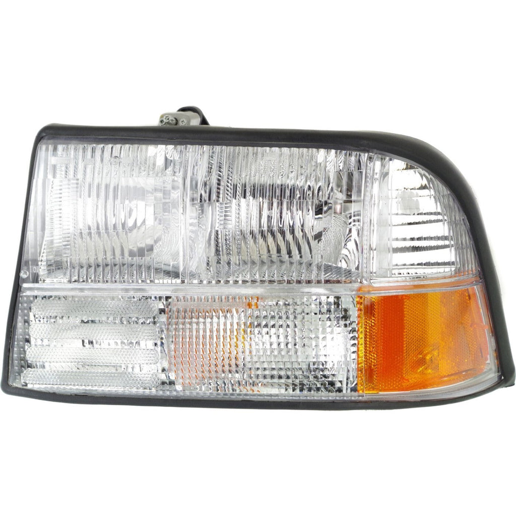 Driver and Passenger Side Headlights For GMC Sonoma 1998-2004 Halogen w/ Bulb/s