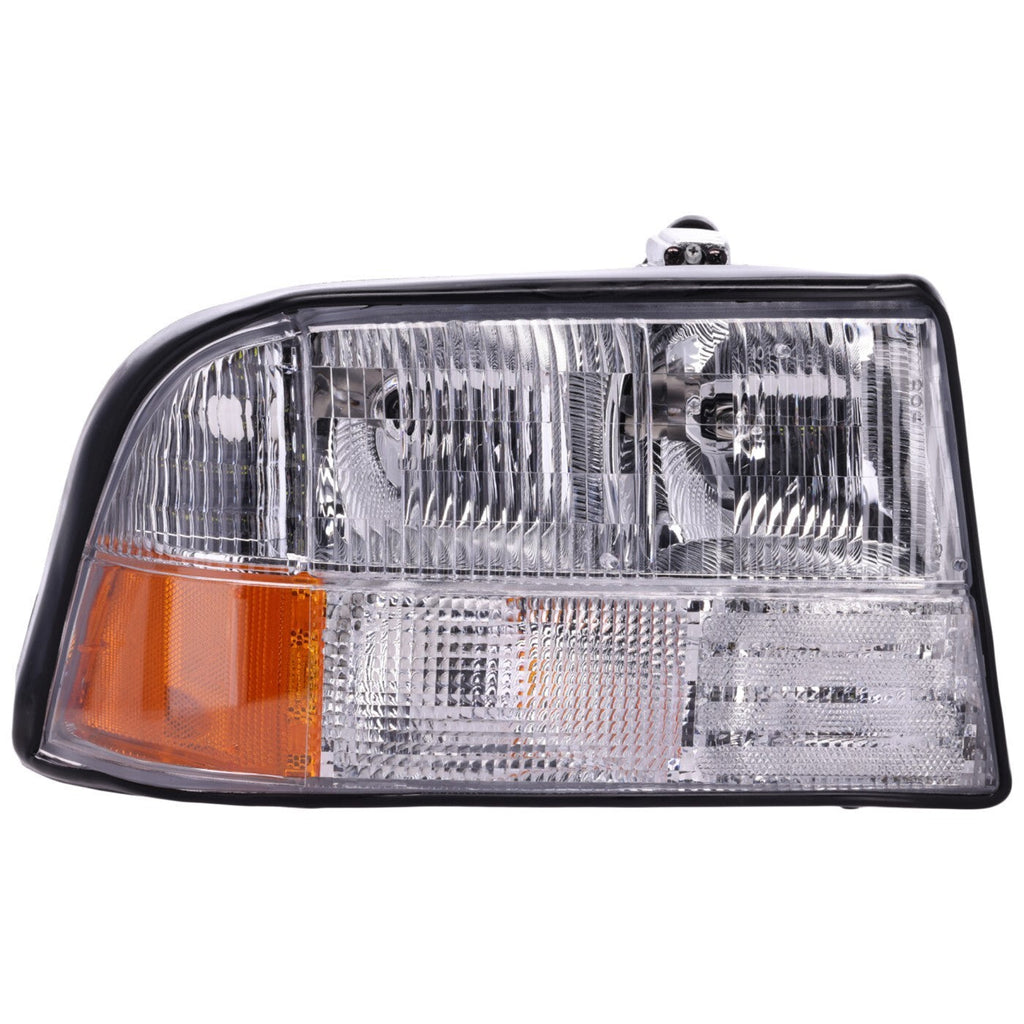 Driver and Passenger Side Headlights For GMC Sonoma 1998-2004 Halogen w/ Bulb/s
