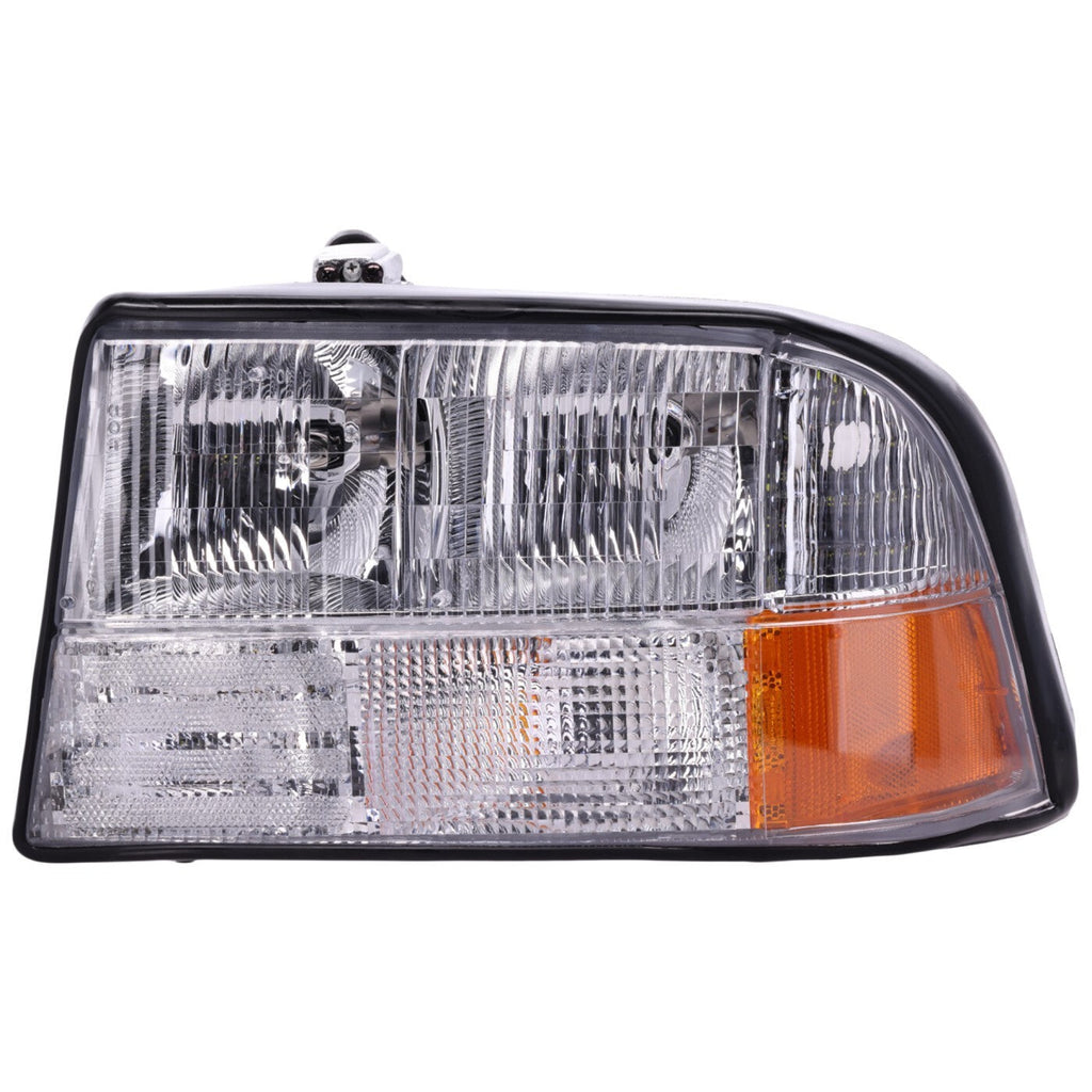 Driver and Passenger Side Headlights For GMC Sonoma 1998-2004 Halogen w/ Bulb/s
