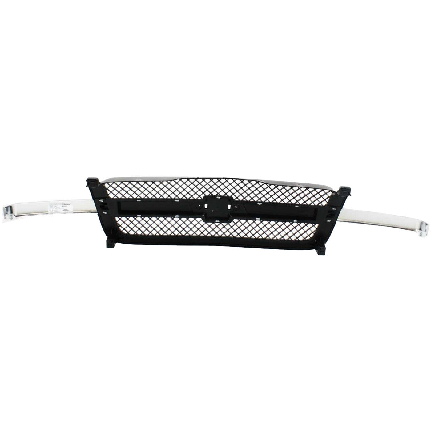 Grille Assembly For 03-06 Chevrolet Silverado 1500 Avalanche 1500 Textured Gray