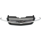 Grille Assembly For 03-06 Chevrolet Silverado 1500 Avalanche 1500 Textured Gray