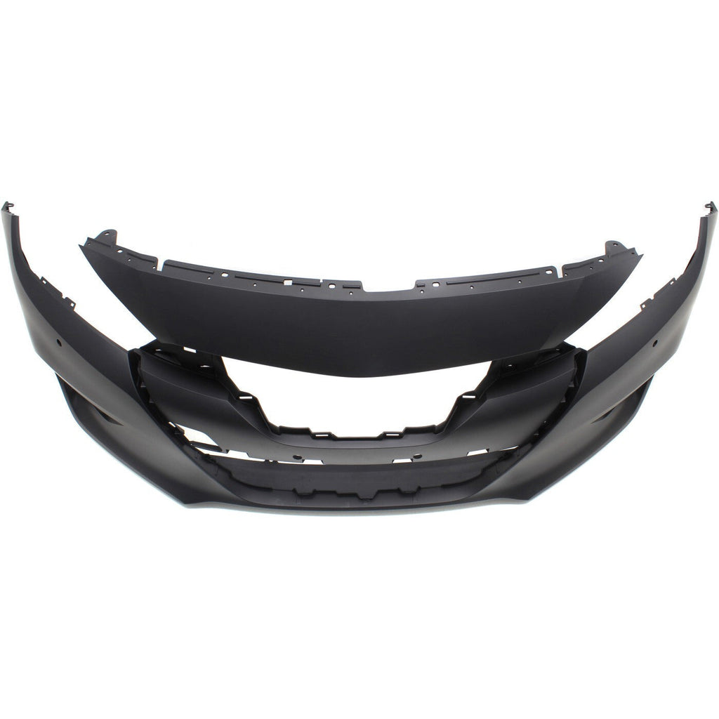 Front Bumper Cover For 16-18 Nissan Maxima Primed With Parking Aid Sensor Holes