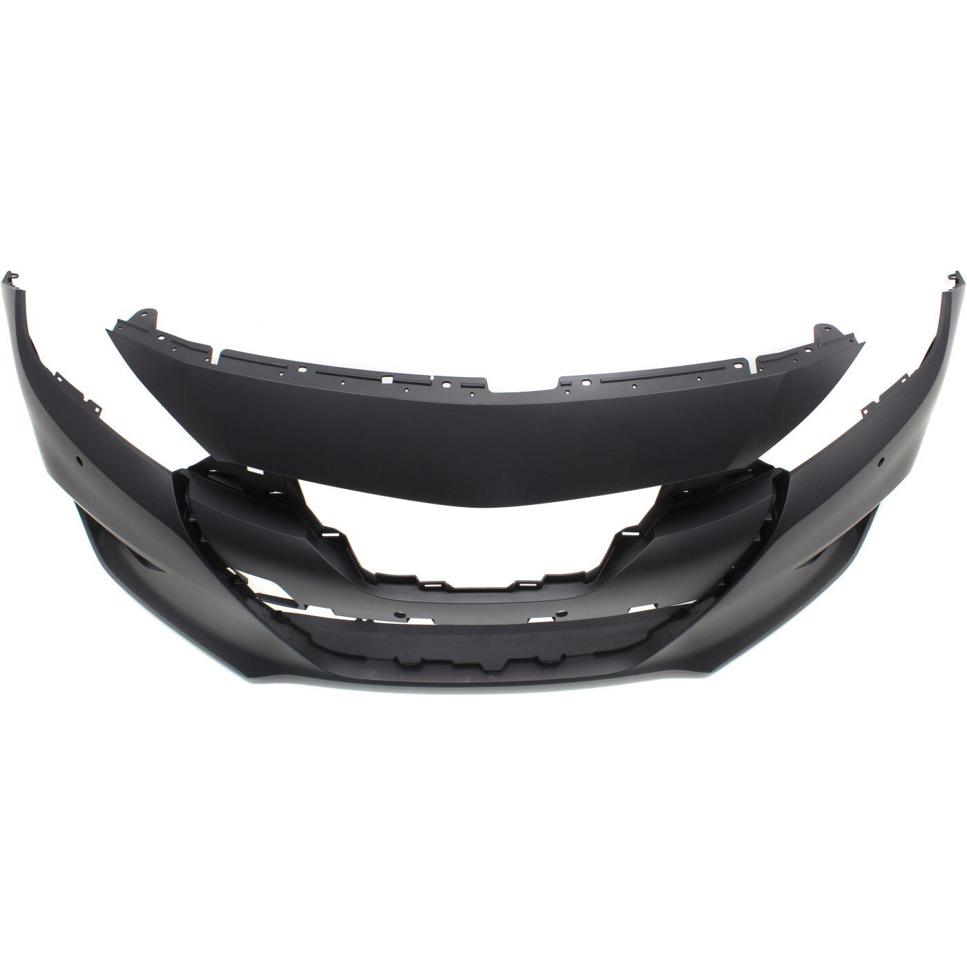 Front Bumper Cover For 16-18 Nissan Maxima Primed With Parking Aid Sensor Holes