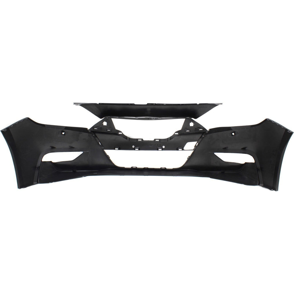 Front Bumper Cover For 16-18 Nissan Maxima Primed With Parking Aid Sensor Holes