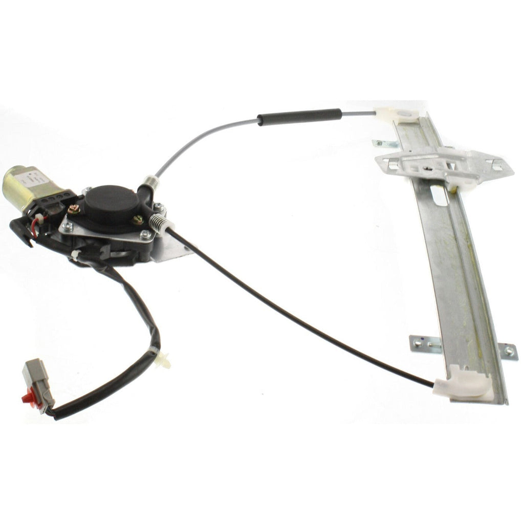 Power Window Regulator For 01-05 Honda Civic Front Left With Motor 2-Door Coupe