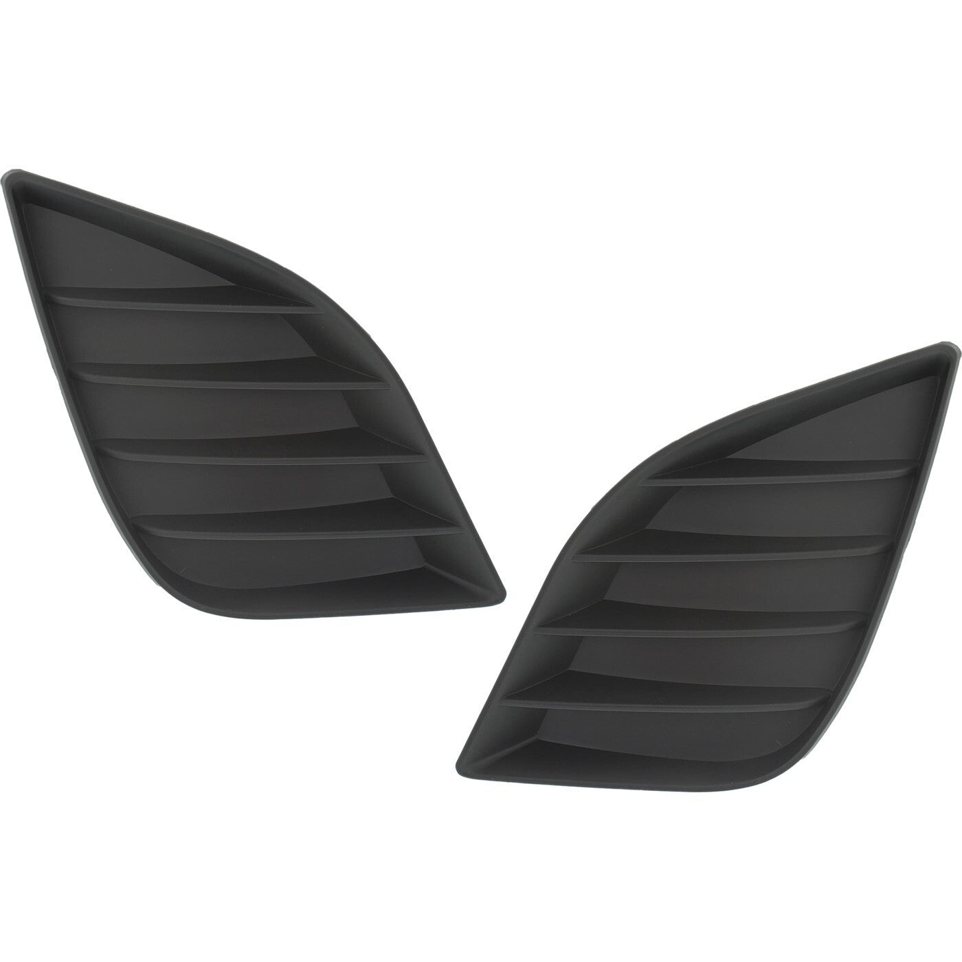 Fog Light Cover Set For 14-16 Toyota Corolla Textured Front TO1039170 TO1038170