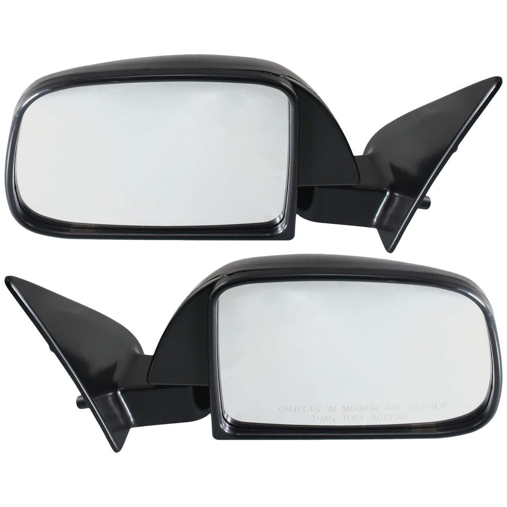 Manual Mirrors Set For 1989-95 Toyota Pickup Left and Right without Vent Window