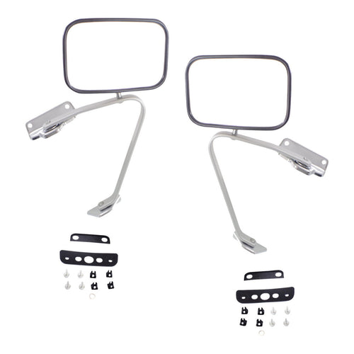 1980-1997 Ford F-150 F-250 F-350 Manual Mirror Pair Left Right