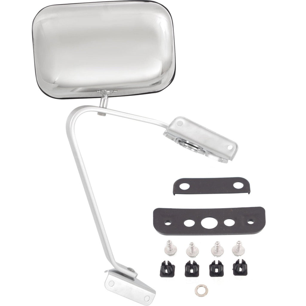 Mirror Set For 1980-96 Ford F-150 1980-97 F-250 F-350 Manual Folding Left Right