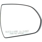 Mirror Glass For 2017-2020 Hyundai Elantra Right Side with Backing Plate Convex
