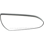 Mirror Glass For 2017-2020 Hyundai Elantra Right Side with Backing Plate Convex