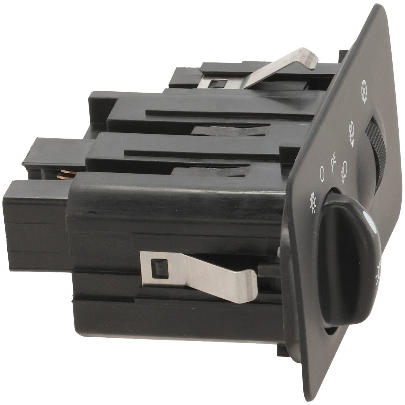 Headlight Switch For 2002-2004 Ford F-250 Super Duty Black Rectangular Shape