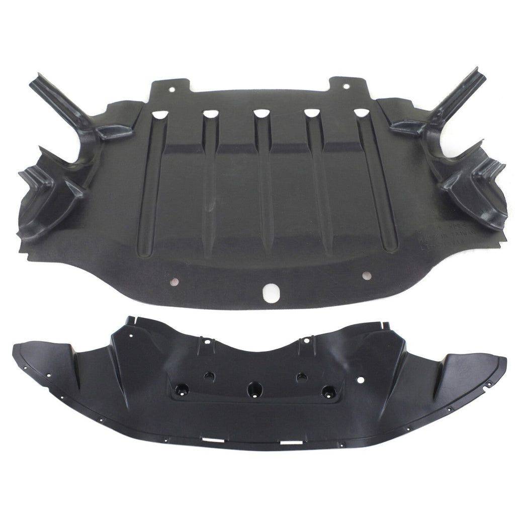 Front and Center Engine Splash Shield Set of 2 For 2011-2014 Chrysler 300 RWD