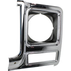 Headlight Door Set For 79-80 Chevy C10 Full-Size Pickup Chrome and dark argent