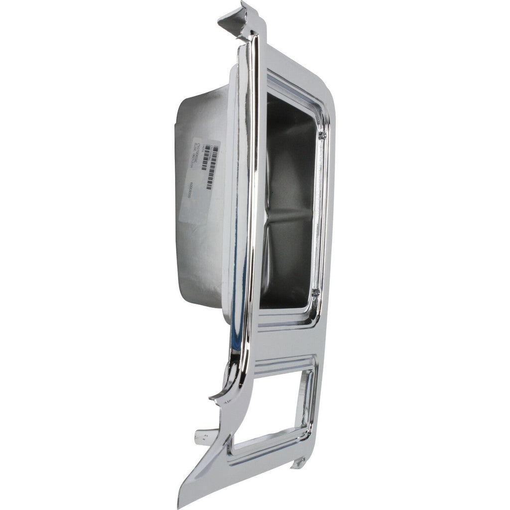 Headlight Door Set For 79-80 Chevy C10 Full-Size Pickup Chrome and dark argent