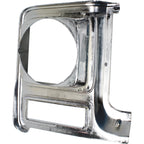 Headlight Door Set For 79-80 Chevy C10 Full-Size Pickup Chrome and dark argent