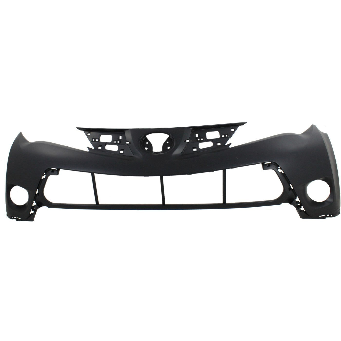 Bumper Covers Fascias Set Front Upper and Lower For 2013-15 Toyota RAV4 LE Model