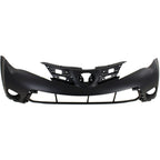 Bumper Covers Fascias Set Front Upper and Lower For 2013-15 Toyota RAV4 LE Model