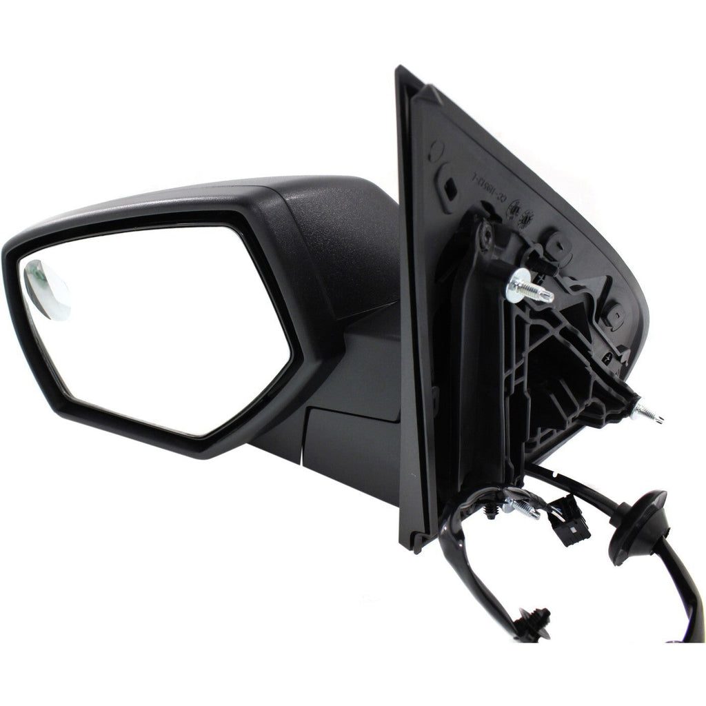 Mirror For 2014-18 Chevrolet Silverado 1500 Driver Heated Textured Manual Fold