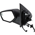Mirror For 2014-18 Chevrolet Silverado 1500 Driver Heated Textured Manual Fold