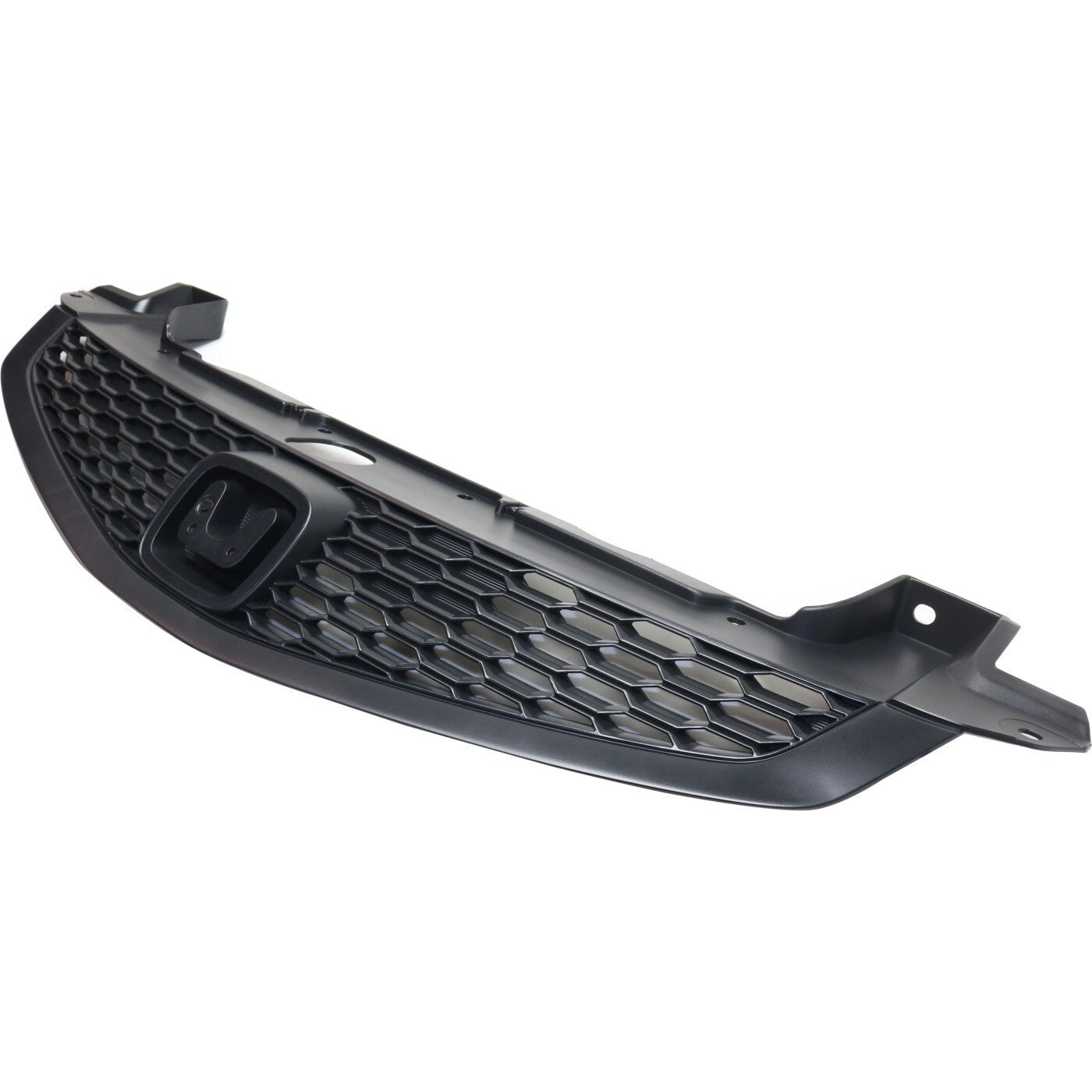 Grille For 2012-2013 Honda Civic Coupe Black Plastic