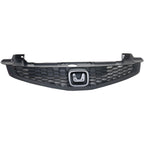 Grille For 2012-2013 Honda Civic Coupe Black Plastic