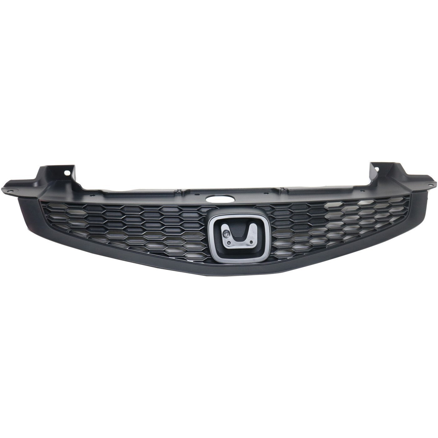 Grille For 2012-2013 Honda Civic Coupe Black Plastic