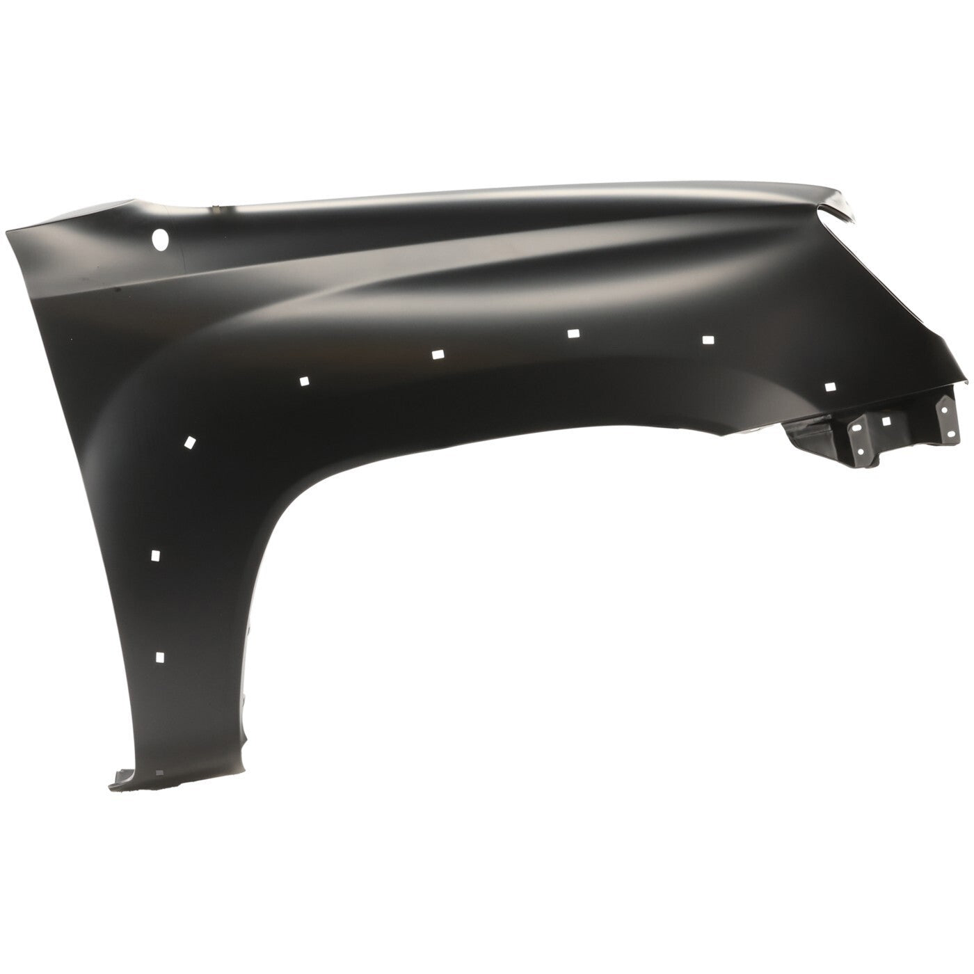 Fender For 2005-2015 Toyota Tacoma Front Passenger Primed Steel Molding Holes
