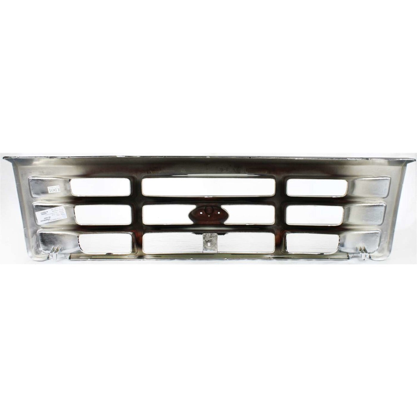 Grille Assembly Headlight Door Kit For 1992-1996 Ford F-150 Bronco Chrome Shell