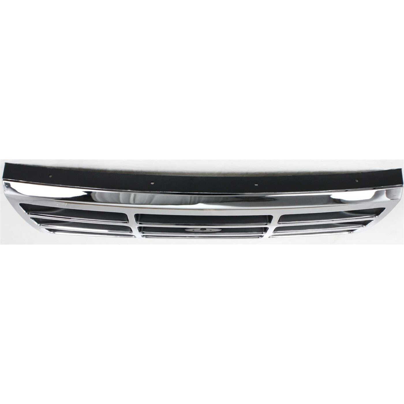 Grille Assembly Headlight Door Kit For 1992-1996 Ford F-150 Bronco Chrome Shell