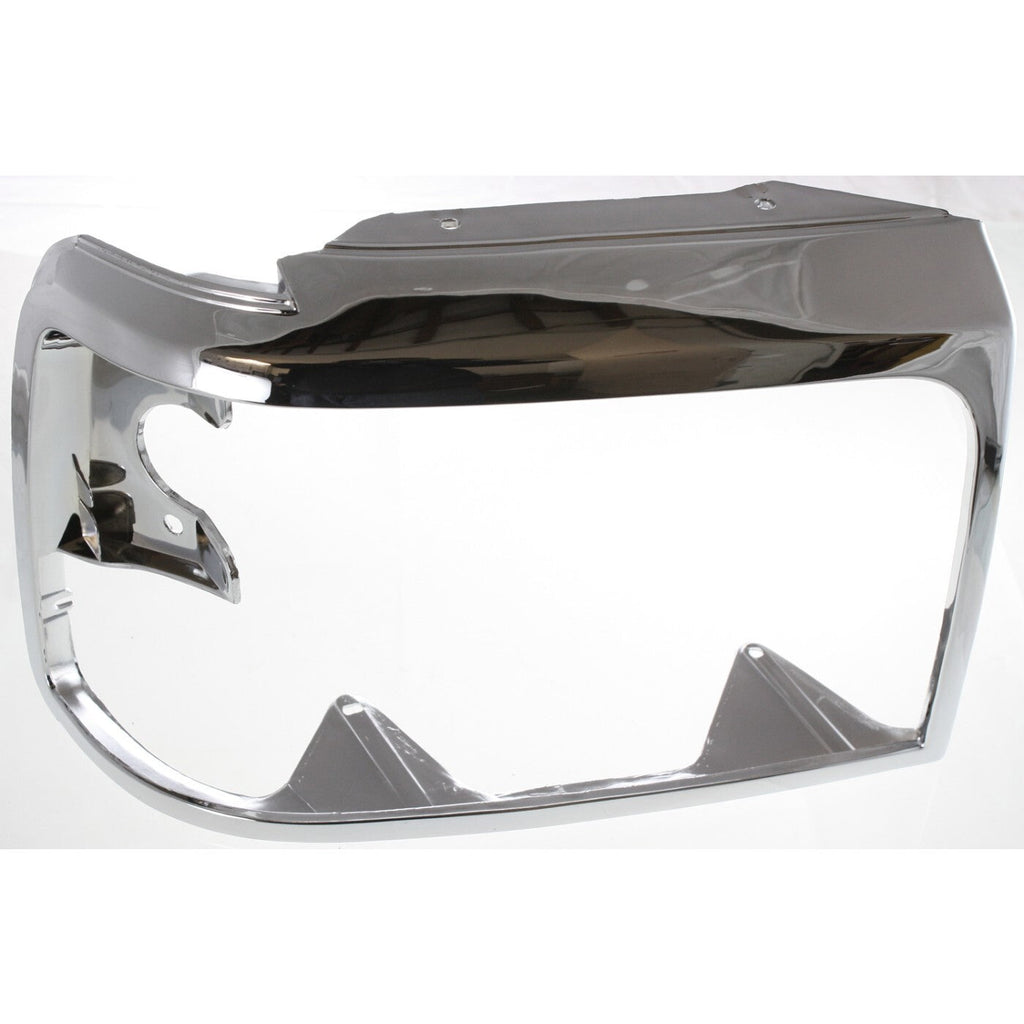 Grille Assembly Headlight Door Kit For 1992-1996 Ford F-150 Bronco Chrome Shell