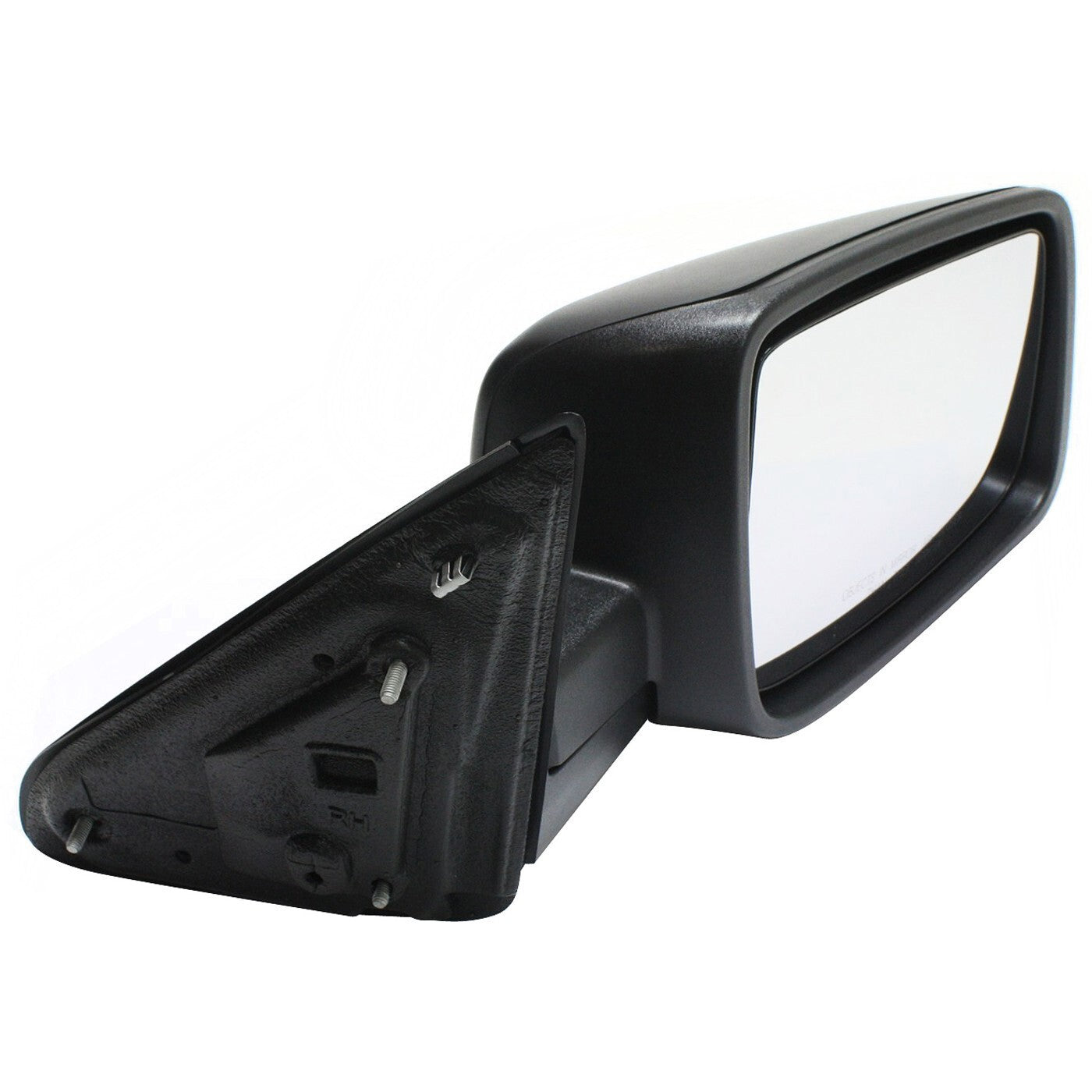 Mirror For 2013-2022 Ram 1500 2500 3500 Manual Folding Right Textured Black