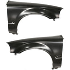 Fender Set For 1996-1998 Honda Civic Front Left and Right Primed Steel