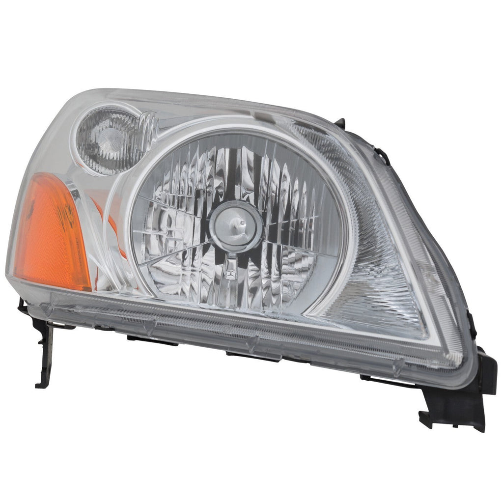 Driver & Passenger Side Headlights For Honda Pilot 2003-2005 Halogen EX EX-L LX