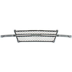 Grille Assembly Kit For 03-06 Chevy Silverado 2500 HD Chrome Shell Painted Gray