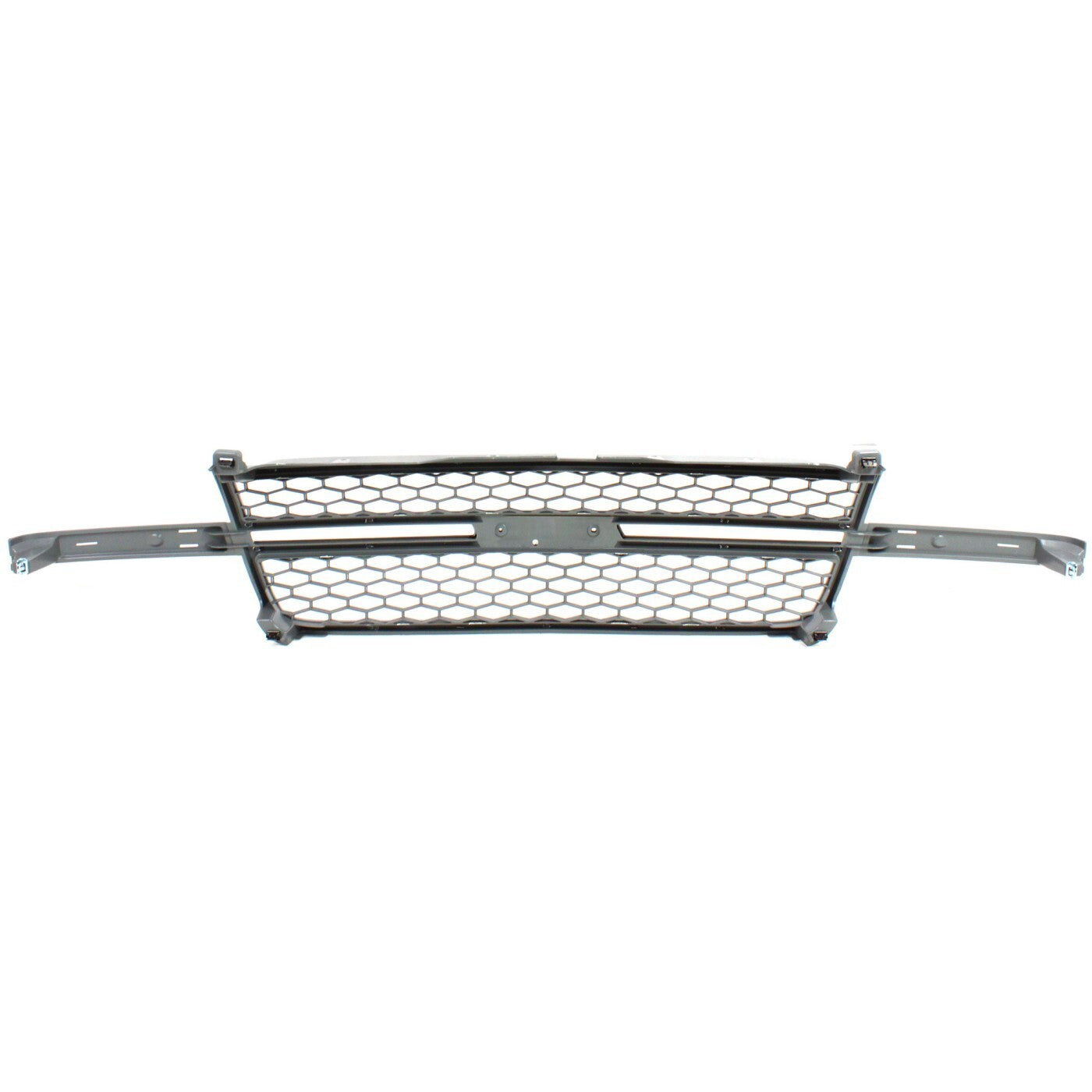 Grille Assembly Kit For 03-06 Chevy Silverado 2500 HD Chrome Shell Painted Gray
