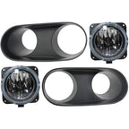 Fog Light Kit For 2003-04 Ford Mustang Front Left and Right with Fog Light Trim