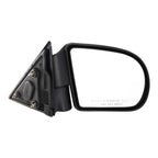 Mirror Set For 1999-2004 Chevrolet S10 Left and Right Manual Fold Textured Black