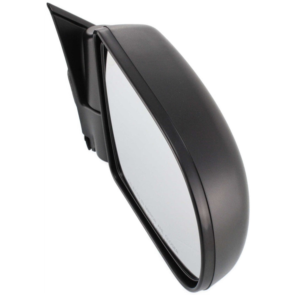 Mirror Set For 1999-2004 Chevrolet S10 Left and Right Manual Fold Textured Black