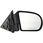 Mirror Set For 1999-2004 Chevrolet S10 Left and Right Manual Fold Textured Black