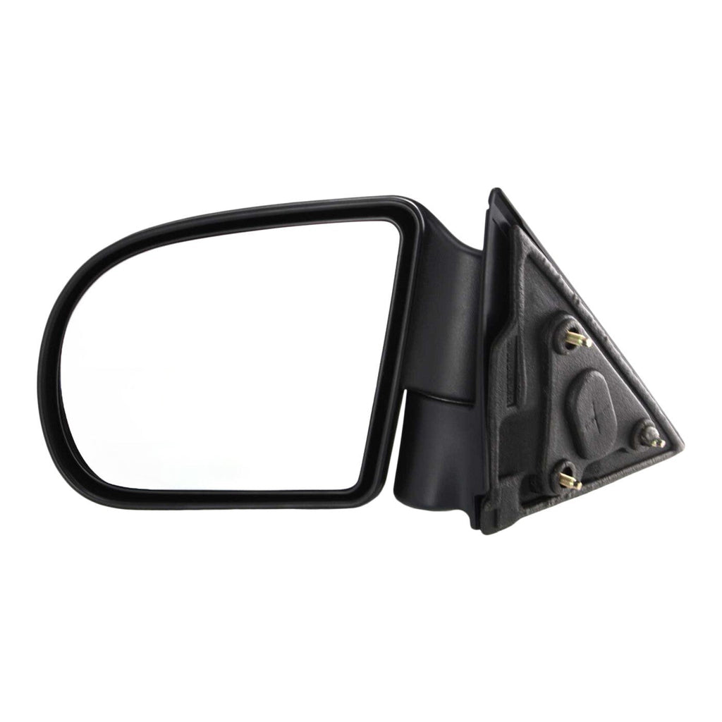 Mirror Set For 1999-2004 Chevrolet S10 Left and Right Manual Fold Textured Black
