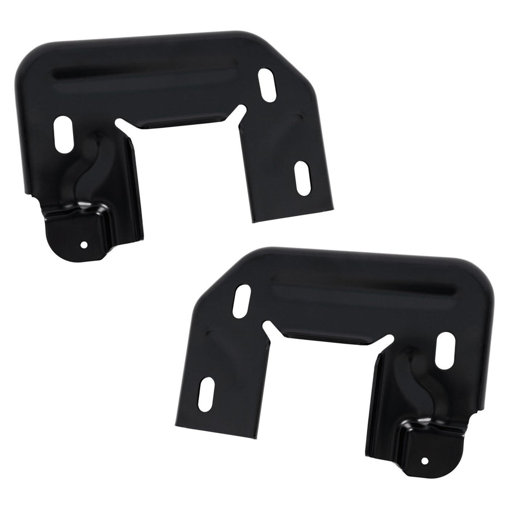Set of 2 Bumper Face Bar Brackets Retainer Mounting Braces for F150 Truck Pair