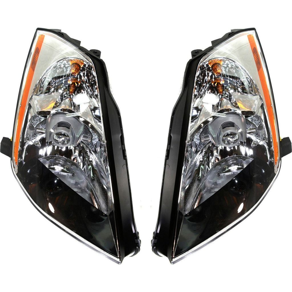 HID Xenon Headlights Headlamps Left & Right Lamp Pair Set for 03-05 Nissan 350Z