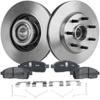 Brake Rotor Brake Pad Kit For 2004-2008 Ford F-150 Front Solid